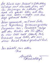 Angelika Kirchschlager - Text zur Schirmherrschaft